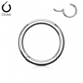 Piercing nombril anneau clipper en acier chirurgical