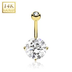 Piercing or jaune 14 carats...